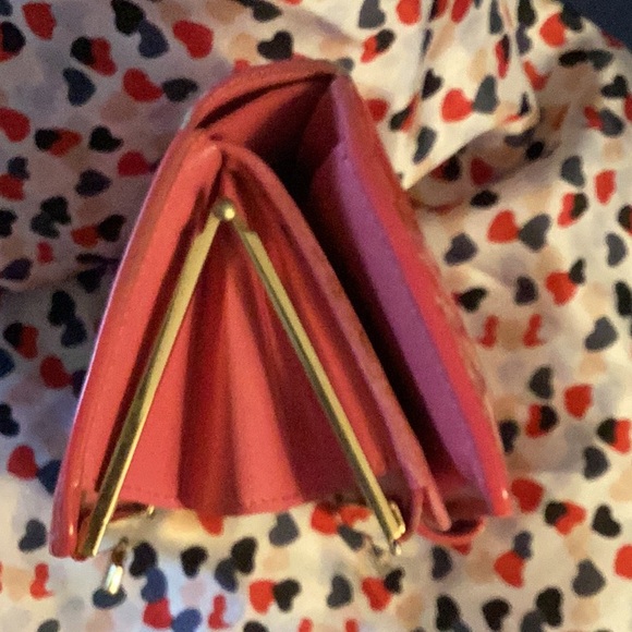 Pink LV Wallet with Snap Closure - Picture 9 of 10